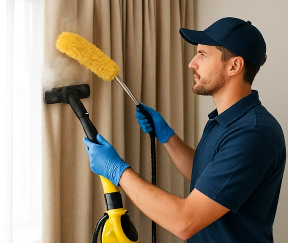 Trusted drapes cleaning technician Matty Curtain Cleaning panania-nsw QLD