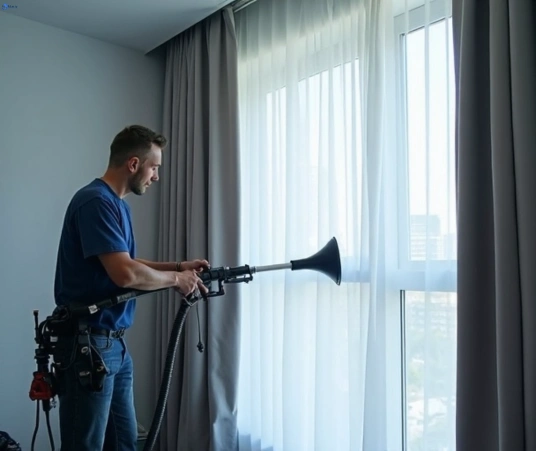 Professional drapes cleaning process tools Matty Curtain Cleaning panania-nsw
